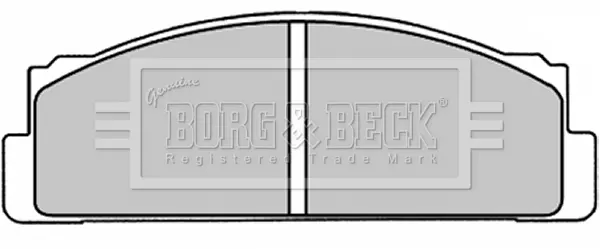 Комплект спирачно феродо, дискови спирачки BORG & BECK