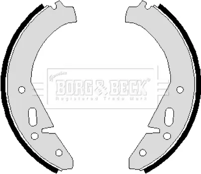 Комплект спирачна челюст BORG & BECK