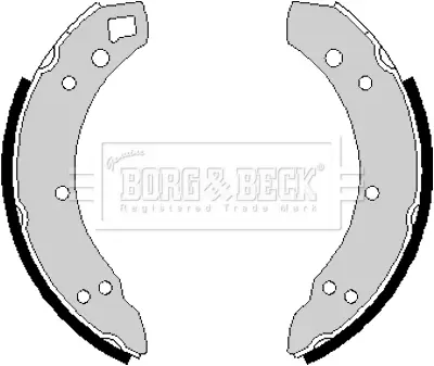 Комплект спирачна челюст BORG & BECK