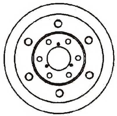 Спирачен диск JURID 561127JC
