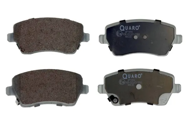 Комплект спирачно феродо, дискови спирачки QUARO