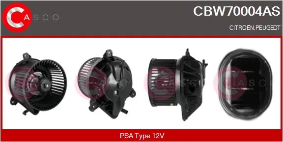 Вентилатор вътрешно пространство CASCO
