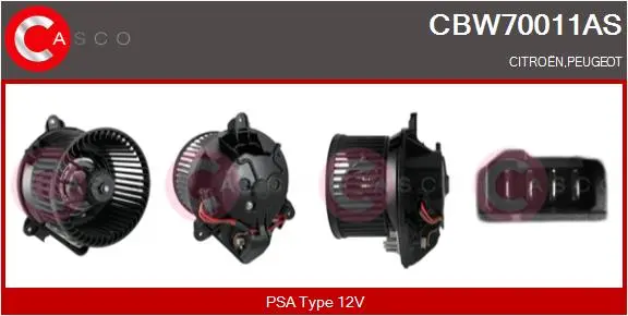 Вентилатор вътрешно пространство CASCO
