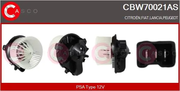 Вентилатор вътрешно пространство CASCO