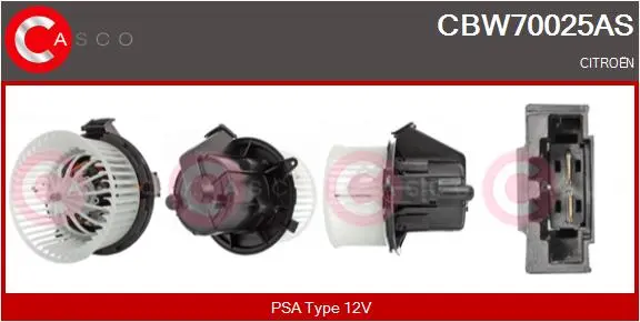 Вентилатор вътрешно пространство CASCO