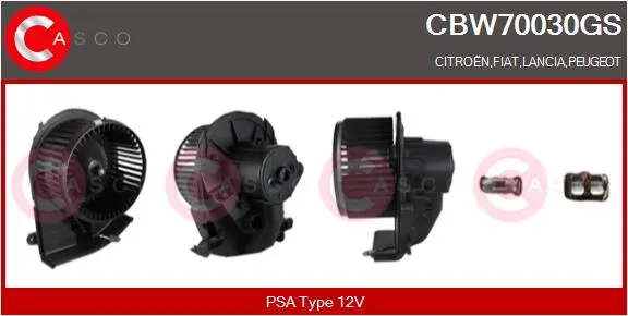 Вентилатор вътрешно пространство CASCO