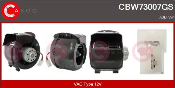 Вентилатор вътрешно пространство CASCO