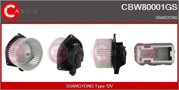 Вентилатор вътрешно пространство CASCO