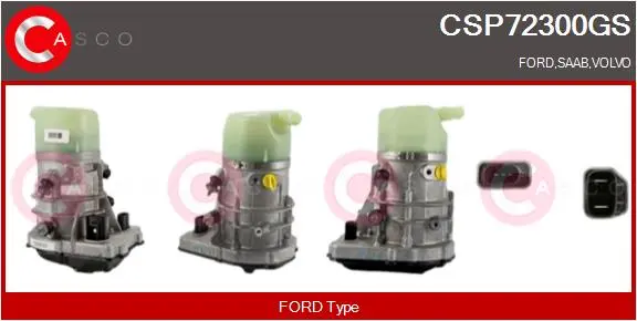 Хидравлична помпа, кормилно управление CASCO