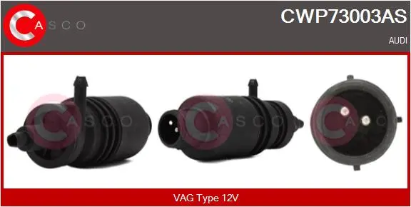 Водна помпа за миещо устр., почистване на стъклата CASCO