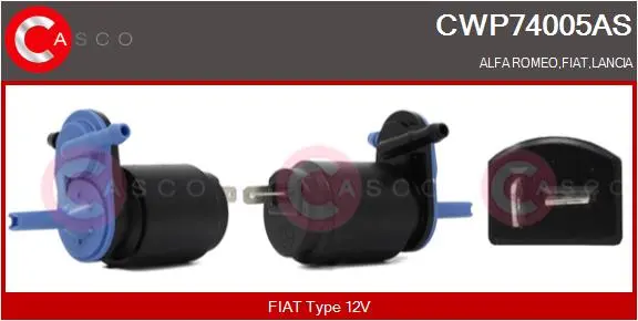 Водна помпа за миещо устр., почистване на стъклата CASCO