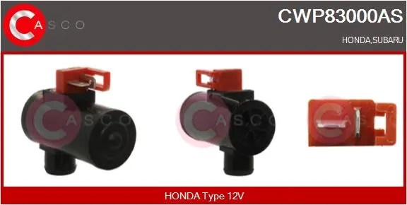 Водна помпа за миещо устр., почистване на стъклата CASCO