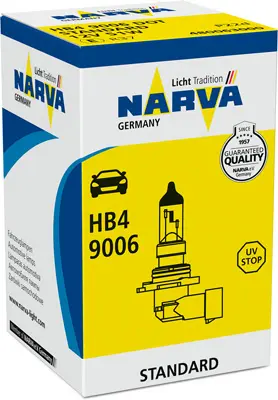 Крушка с нагреваема жичка, фар за дълги светлини NARVA