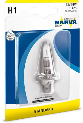 Крушка с нагреваема жичка, фар за дълги светлини NARVA