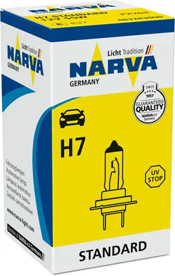 Крушка с нагреваема жичка, фар за дълги светлини NARVA