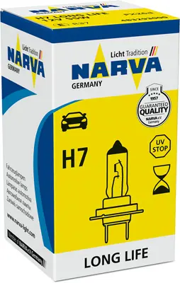 Крушка с нагреваема жичка, фар за дълги светлини NARVA