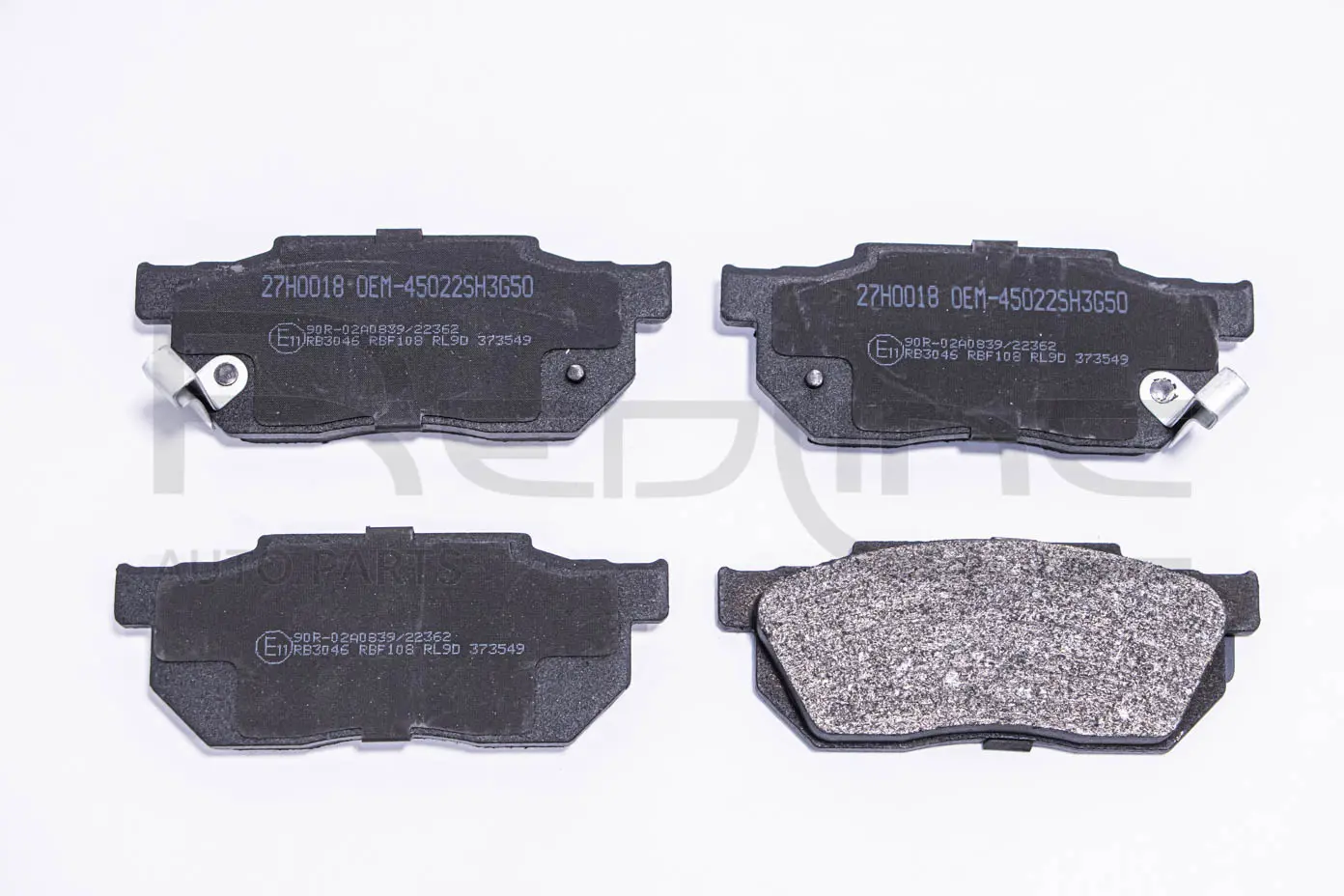 комплект спирачно феродо, дискови спирачки RED-LINE            