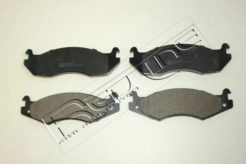 комплект спирачно феродо, дискови спирачки RED-LINE            