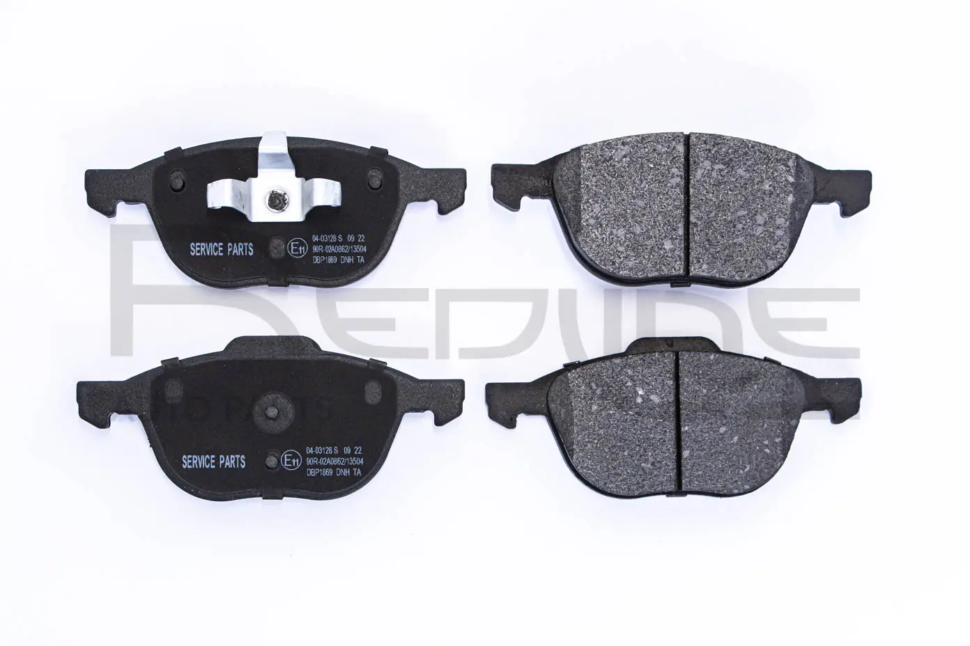 комплект спирачно феродо, дискови спирачки RED-LINE            