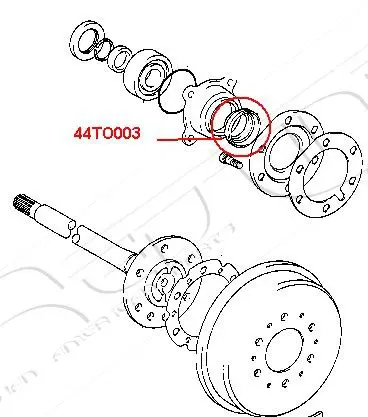 семеринг, главина на колелото RED-LINE            