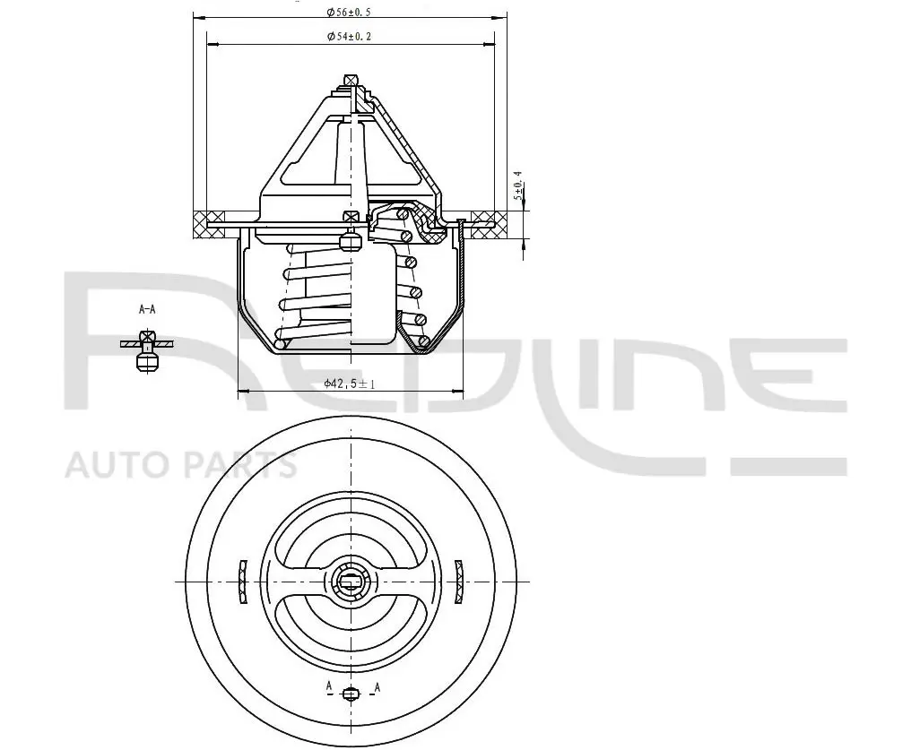 термостат, охладителна течност RED-LINE            