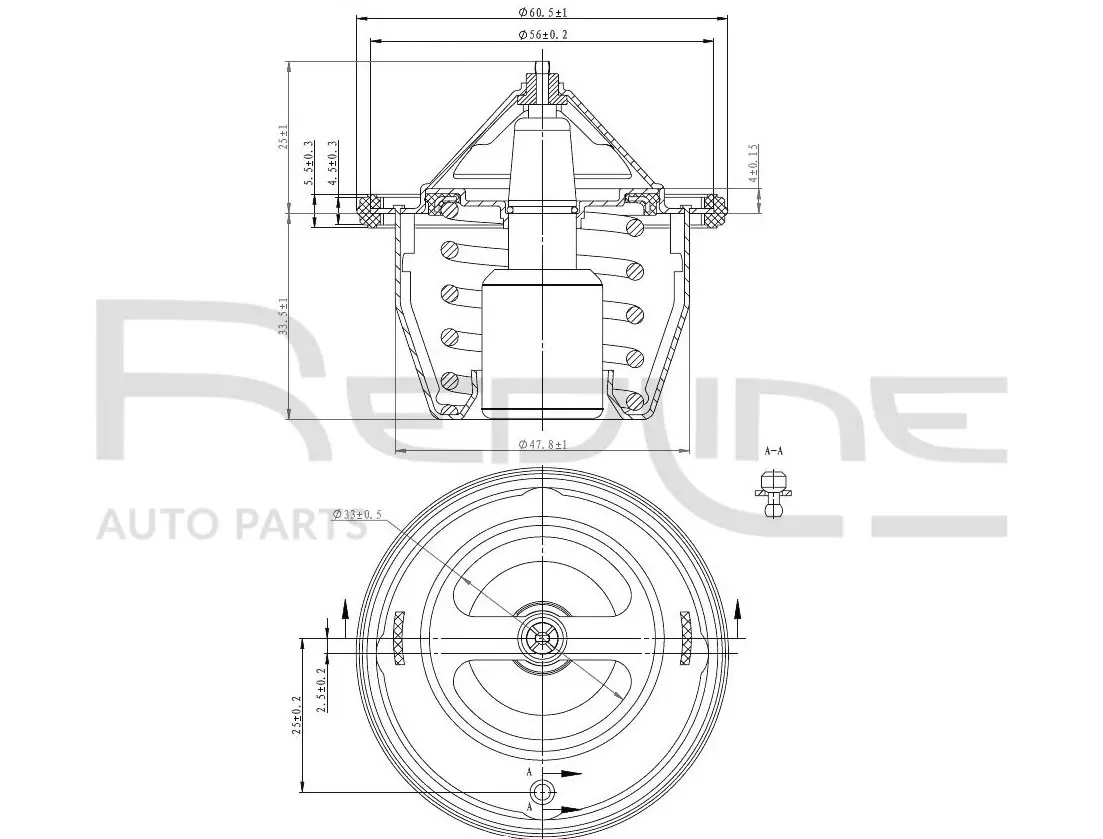 термостат, охладителна течност RED-LINE            