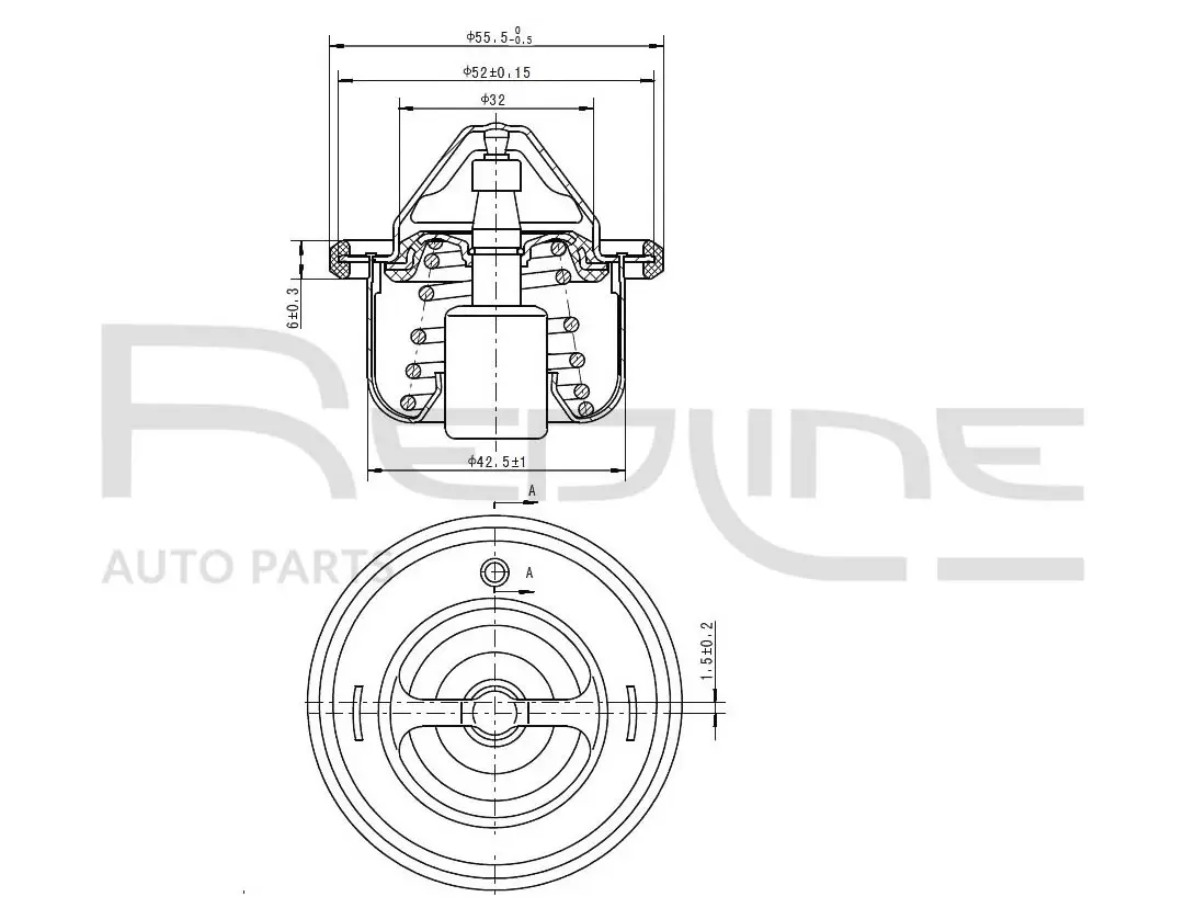 термостат, охладителна течност RED-LINE            