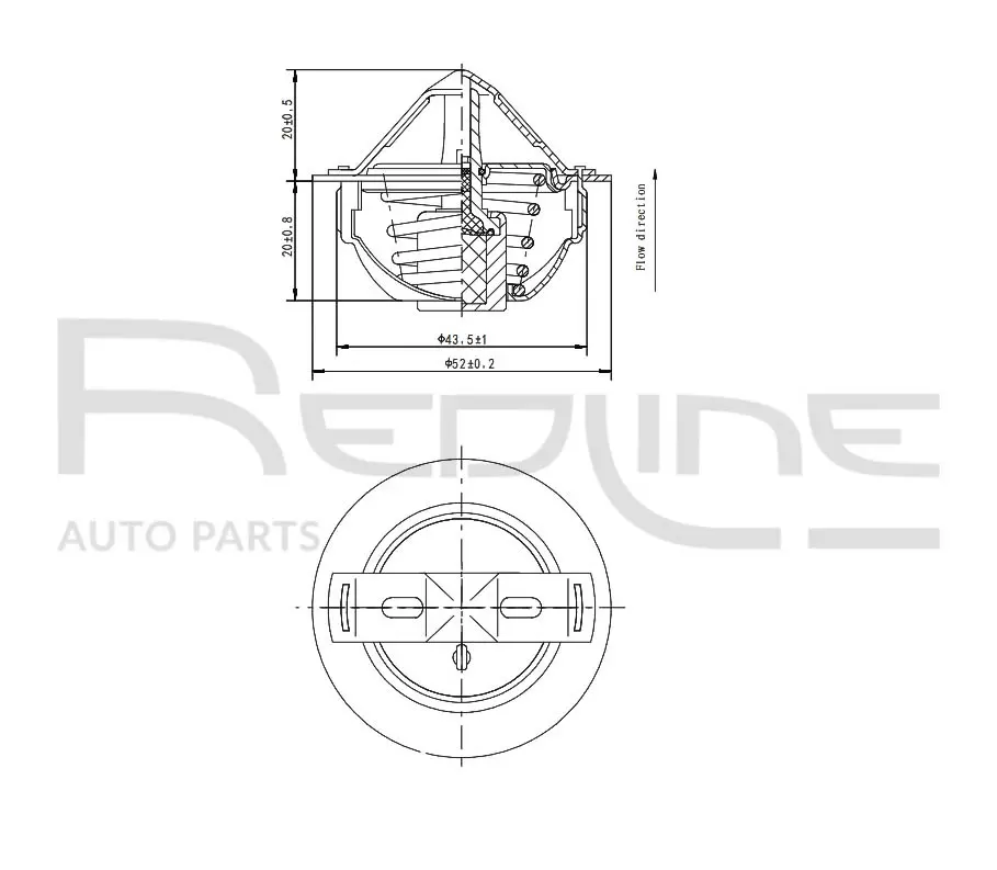 термостат, охладителна течност RED-LINE            