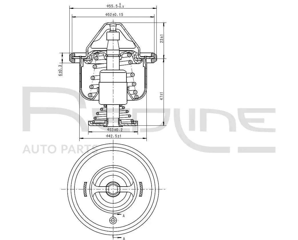 термостат, охладителна течност RED-LINE            
