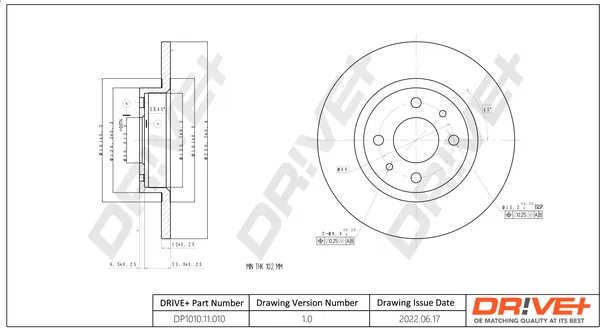 спирачен диск Dr!ve+              