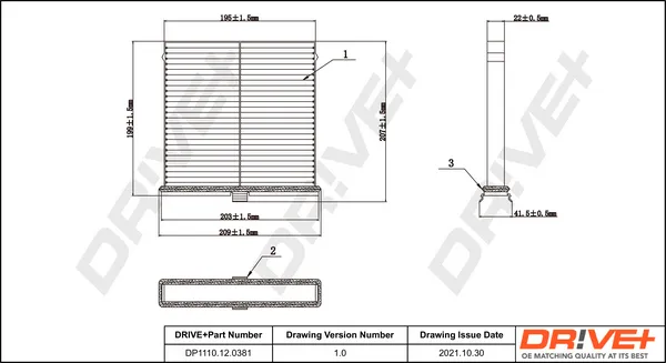 Филтър купе (поленов филтър) Dr!ve+              