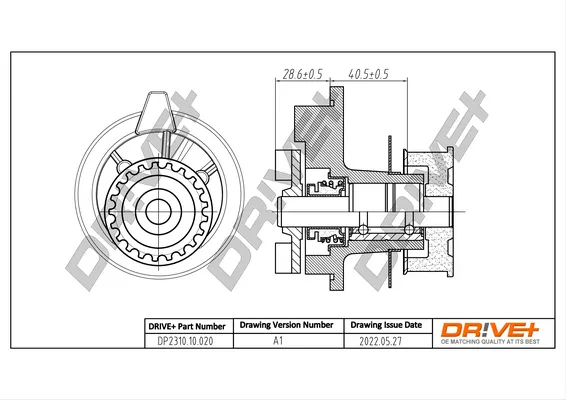 водна помпа, охлаждане на двигателя Dr!ve+              