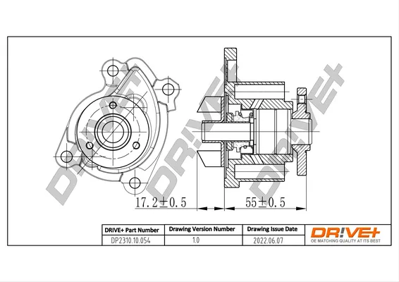 водна помпа, охлаждане на двигателя Dr!ve+              