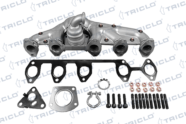 колектор (дъга), изпускателна система TRICLO              