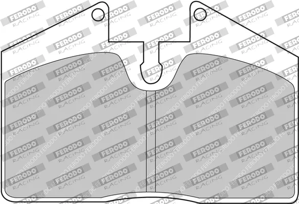 Комплект спирачно феродо, дискови спирачки FERODO RACING