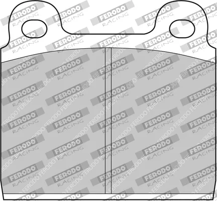 Комплект спирачно феродо, дискови спирачки FERODO RACING
