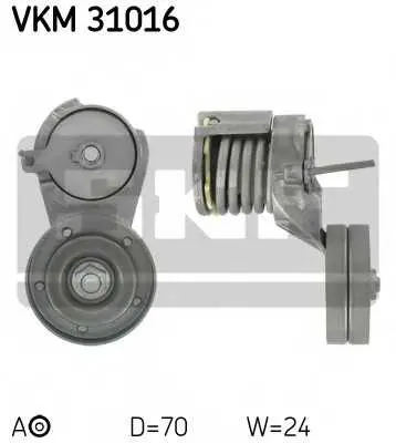 ➡️ Обтяжна ролка пистов ремък SKF VKM 31016 за Volkswagen GOLF IV (1J1) 1.4  16V ➡️ AutoProfi.BG ®