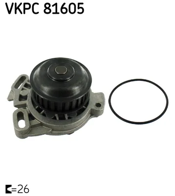 Водна помпа, охлаждане на двигателя SKF