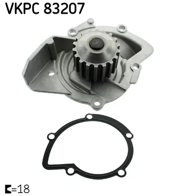 Водна помпа, охлаждане на двигателя SKF