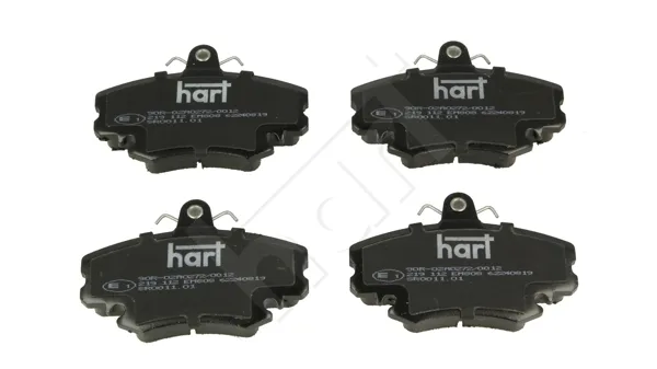 Комплект спирачно феродо, дискови спирачки HART