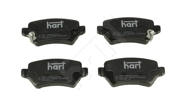 Комплект спирачно феродо, дискови спирачки HART