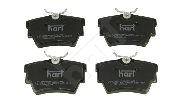 Комплект спирачно феродо, дискови спирачки HART