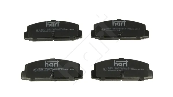 Комплект спирачно феродо, дискови спирачки HART