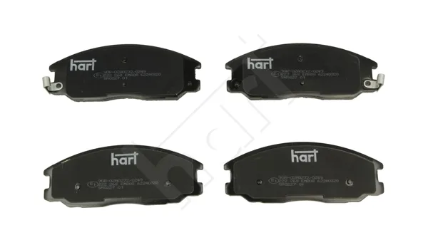 Комплект спирачно феродо, дискови спирачки HART
