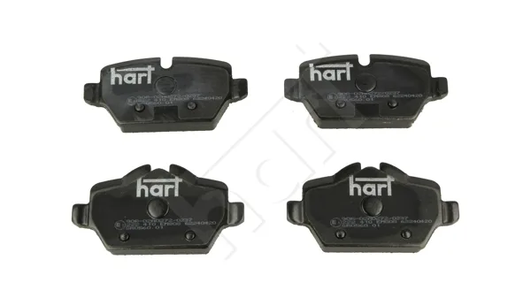 Комплект спирачно феродо, дискови спирачки HART