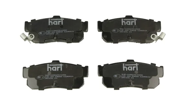 Комплект спирачно феродо, дискови спирачки HART