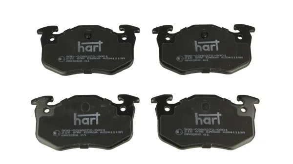 Комплект спирачно феродо, дискови спирачки HART