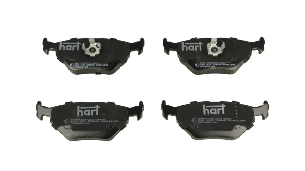 Комплект спирачно феродо, дискови спирачки HART