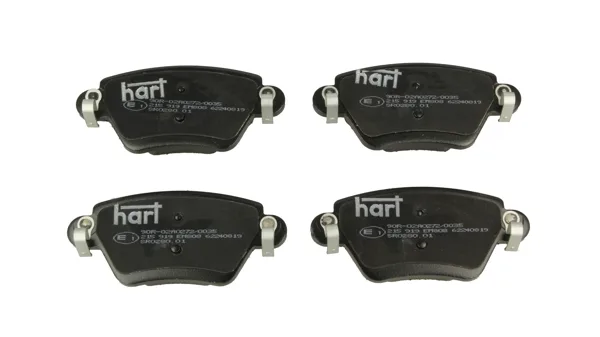 Комплект спирачно феродо, дискови спирачки HART