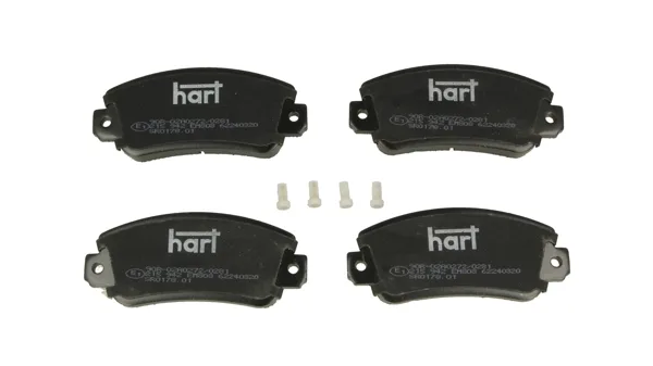 Комплект спирачно феродо, дискови спирачки HART
